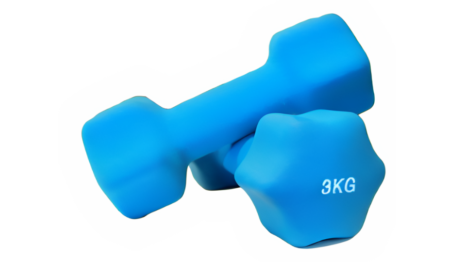 Pair of 3kg Neoprene Dumbbell