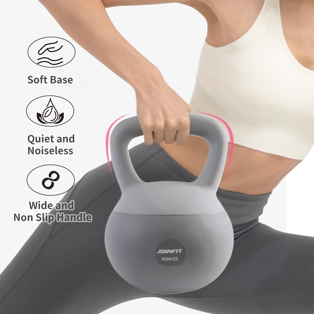 10KG_Soft Kettlebells with Cushioned Impact-Resistant Base – Fitness ...