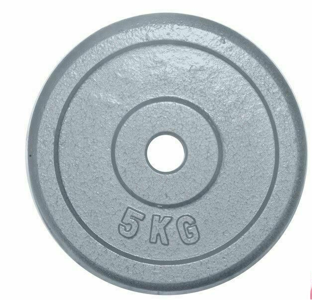 5kg Standard Size Cast Iron Weight Plate (With NO Grip)