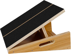 Wooden Slant Board, Adjustable Incline Board and Calf Stretcher, Stretch Board