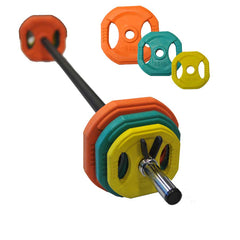5kg Rubber Coated Weight Plate for Aerobic barbell set, Orange color