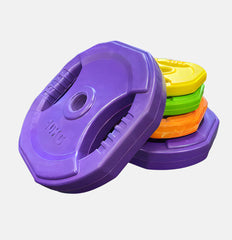 10kg Rubber Coated Body Bump Weight Plate