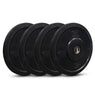 JFIT Black Olympic Bumper Plate 10LB 25LB 35LB 45LB