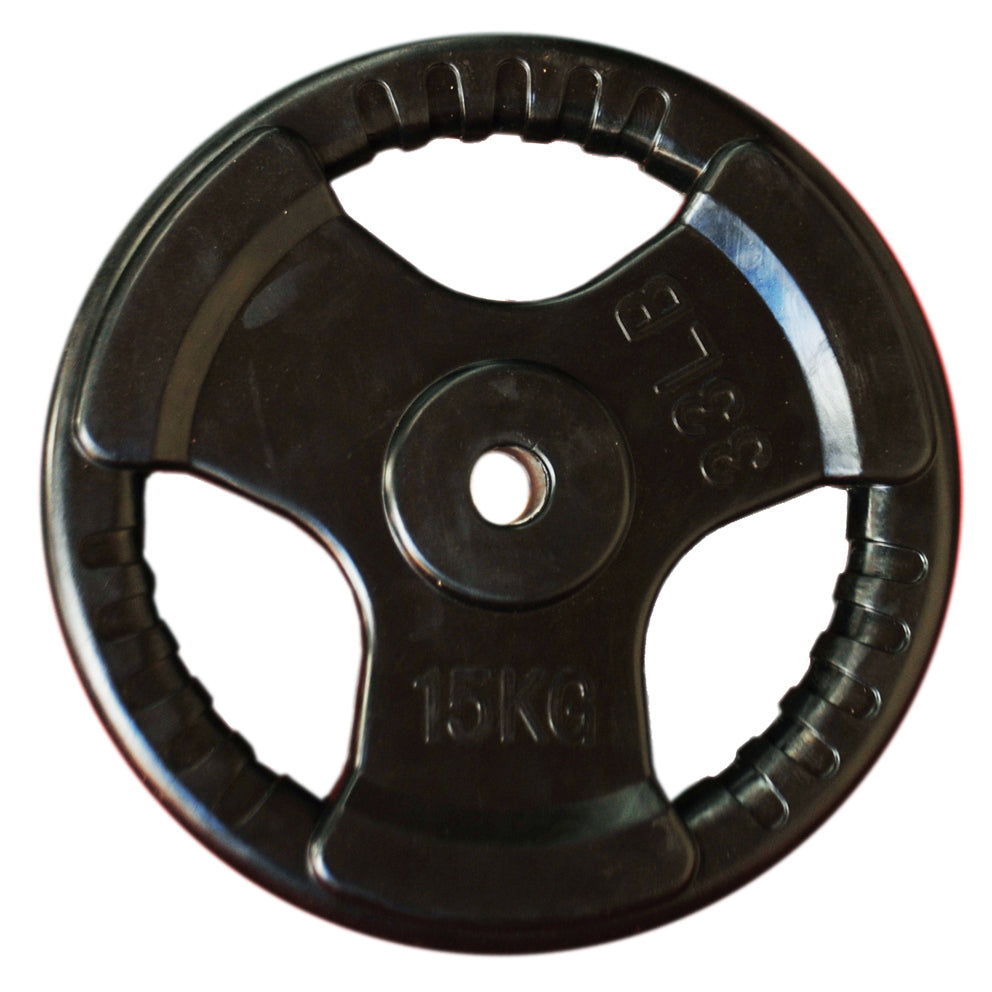 15kg Standard Size Rubber Coated Weight Plate