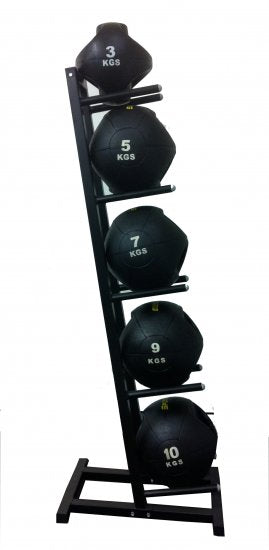 Double-grip medicine ball package with Single side Rack