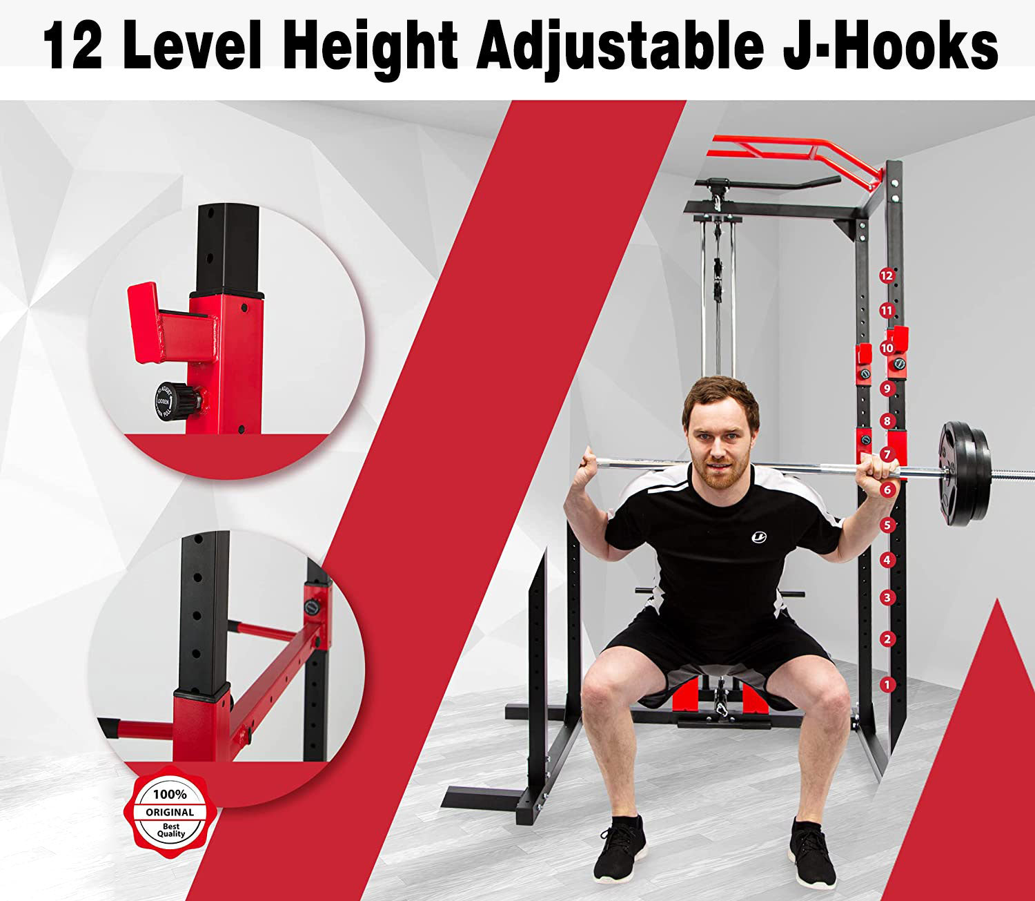 Power Cage Fitness Multifunctional Rack for Effective Full Body