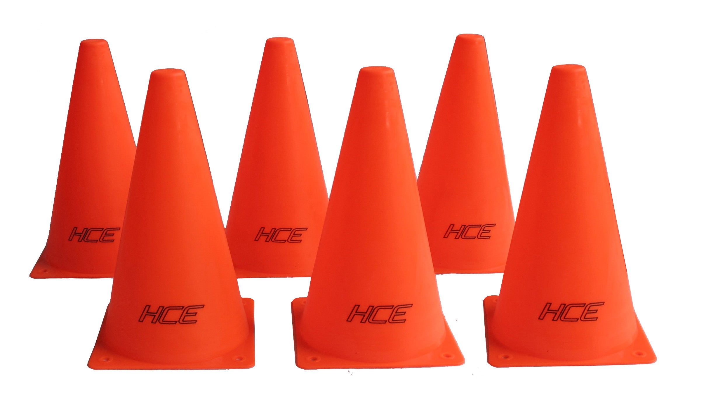 6Pcs 23cm Sports Training Safety Cones