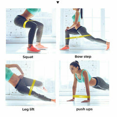 Strength Booty Fabric Resistance Bands for Legs Butt Workout Hip Band & Bag Pack include 5 bands